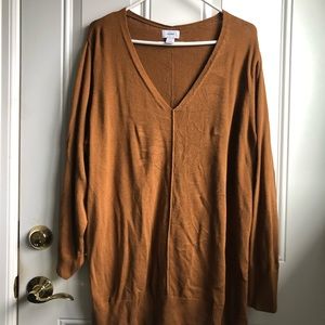Mustard V-Neck Sweater - Old Navy